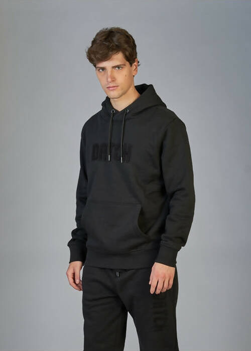 Datch Felpa Uomo Con Cappuccio Felpa Nera Casual Invernale Moda/Uomo/Abbigliamento/Felpe/Felpe con cappuccio Sportast - Cimego, Commerciovirtuoso.it