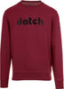 Datch-Felpa-Uomo-Girocollo-Bordeaux-Felpata