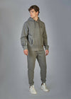 Datch Felpa Uomo Grigia Felpa Casual Con Zip E Cappuccio in Cotone Felpa Tinta Unita Grigio Moda/Uomo/Abbigliamento/Felpe/Felpe con cappuccio Sportast - Cimego, Commerciovirtuoso.it