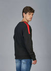 Datch Felpa Uomo Nera Felpa Casual Invernale Girocollo in Cotone Moda/Uomo/Abbigliamento/Felpe/Felpe senza cappuccio Sportast - Cimego, Commerciovirtuoso.it