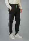 Datch Pantalone Tuta Uomo Nero In Felpa Pantaloni Tuta Neri Datch Dettaglio Verde Fluo Moda/Uomo/Abbigliamento/Abbigliamento sportivo/Completi sportivi/Tute Sportast - Cimego, Commerciovirtuoso.it