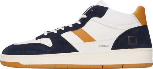 D.A.T.E.-Sneakers-Bianco-e-blu-da-uomo