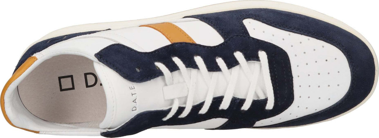 D.A.T.E.-Sneakers-Bianco-e-blu-da-uomo