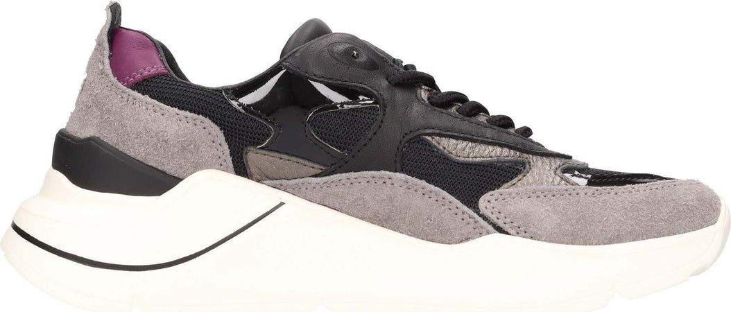 D.A.T.E.-Sneakers-Nero-da-donna