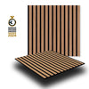 JANGAL Parete acustica a pannelli Modulabile LAMELLI 52x52cm rivestiti vero ROVERE mod. DAVERT OAK - Eternal Parquet