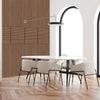 JANGAL Parete acustica a pannelli Modulabile LAMELLI 52x52cm rivestiti vero ROVERE mod. DAVERT OAK - Eternal Parquet