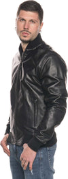 David---Bomber-Uomo-Nero-in-vera-pelle