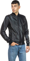 David---Bomber-Uomo-Nero-in-vera-pelle