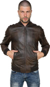 David---Bomber-Uomo-Testa-di-Moro-in-vera-pelle