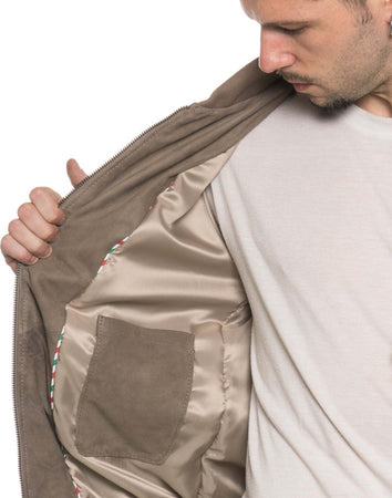 David---Bomber-Uomo-Tortora-in-vera-pelle-camoscio