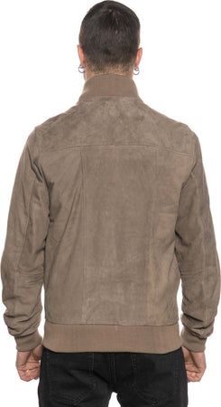 David---Bomber-Uomo-Tortora-in-vera-pelle-camoscio