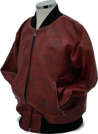 Davide---Bomber-Bambino-Bordeaux-in-vera-pelle