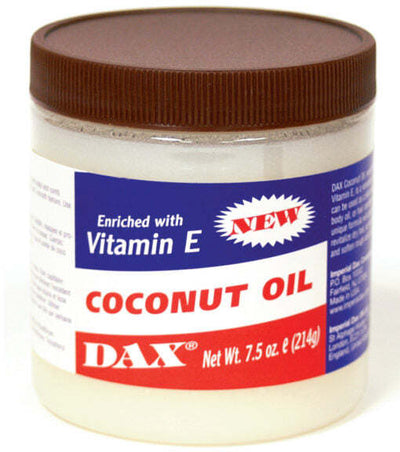 Dax Coconut Oil Jar 214 G Crema per Capelli Con Olio Di Cocco per Capelli Afro Con Vitamina E