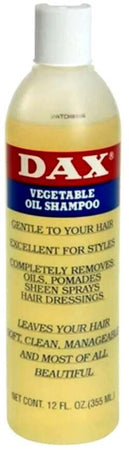 DAX VEGETABLE OIL SHAMPOO PER CAPELLI AFRO SOFFICI PETTINABILI BELLI 355 ml