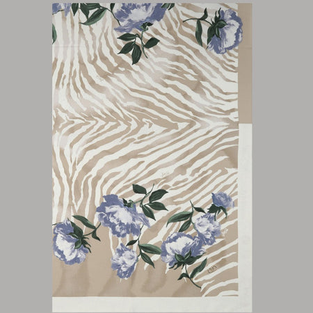 Liu Jo foulard beige zebrato 90X90 con scatola 2F5084T0300