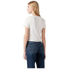 Levi's t-shirt bianca cropped a coste logo piccolo A7419 0013 T-shirt LEVI'S