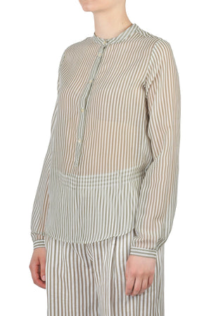 JUCCA Jucca - Blusa - 451206 - Verde/Bianco da donna