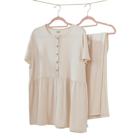 Pigiama mamma lungo bamboo Dili best Natural Picci