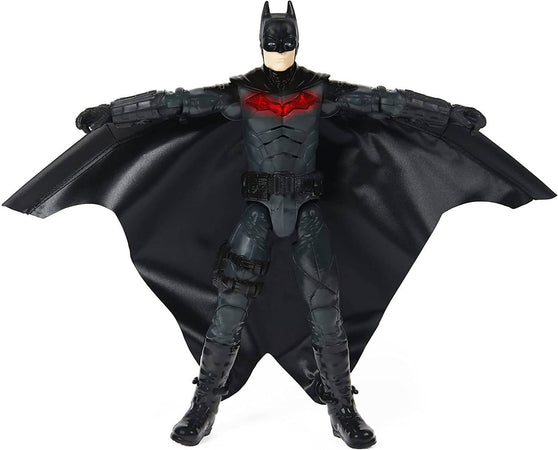 Dc Comics Batman Il Film Personaggio Deluxe Del Film The Batman 30cm Con Tuta Alare Luci Suoni E Ali Che Si Aprono Batman Da Collezione Del Film The Batman Spin Master