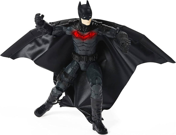 Dc Comics Batman Il Film Personaggio Deluxe Del Film The Batman 30cm Con Tuta Alare Luci Suoni E Ali Che Si Aprono Batman Da Collezione Del Film The Batman Spin Master