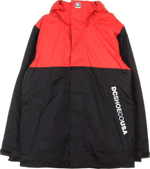 DC-SHOES-Giaccone-Lungo-Uomo-Defy-Red/black/fluo-da-uomo