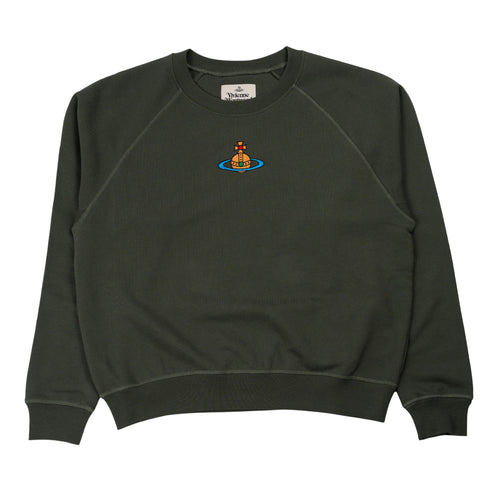 Vivienne Westwood Raglan Sweatshirt in Green da donna
