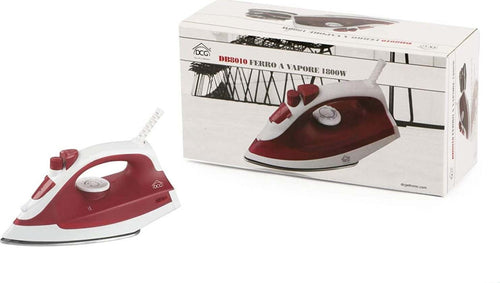 DCG---DB8010-Ferro-a-Vapore-Potenza-1800-Watt-Colore-Bianco-/-Rosso