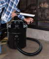DCG-Eltronic-BS8800-BS8800-Aspiracenere-con-Motore,-capacità-20lt.-Tubo-Flessibile-in-Alluminio,-1200-W,-20-Litri,-Nero