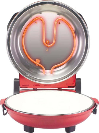 Dcg-Eltronic-Forno-Pizza-Maker-Mb2300-1200w-Timer-E-Termostato,-Rosso