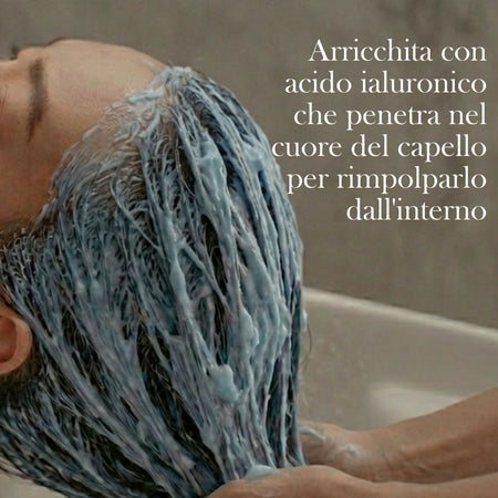 Kit Volumizzante Capelli Shampoo + Maschera 1L all'Acido Ialuronico e Cheratina - Always GO AHEAD - 2 Prodotti