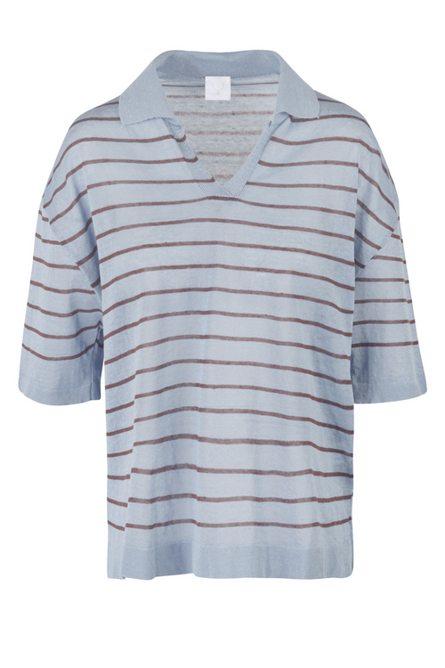 LA FEMME BLANCHE La Femme Blanche - T-shirt - 451612 - Azzurro da donna