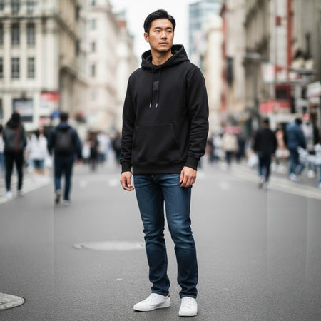 Calvin Klein felpa nera cappuccio LV14LD225GUB1