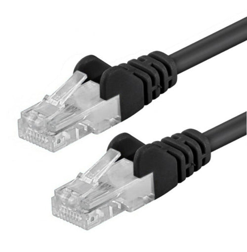 Cavo di rete Patch in Rame Cat. 6A Nero UTP 50m