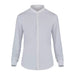 Camicia Novak Bianco Camicia Uomo Collo Coreana Elasticizzata Cameriere Barman Ristorante