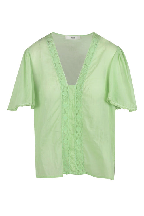 SUOLI Suoli - Blusa - 431649 - Verde mela da donna