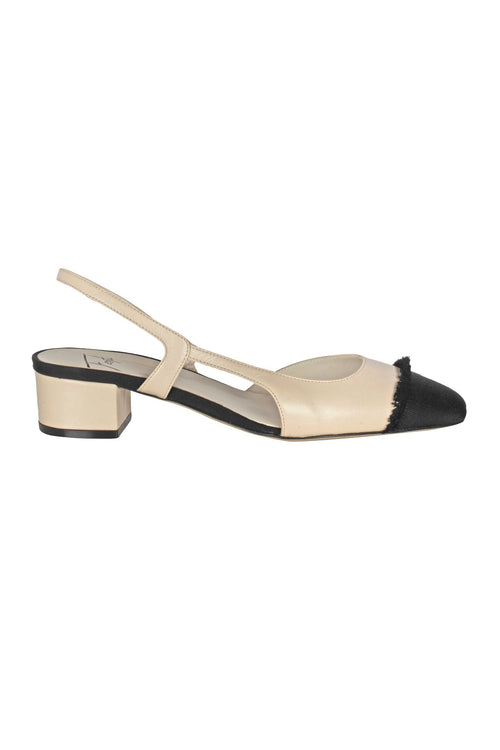 Roberto Festa - Slingback - 451009 - Nero/Beige da donna