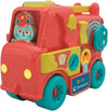 CLEMENTONI Montessori Baby Firetruck - camion dei pompieri con metodo Montessori - educativo - con elementi in legno, 17551