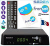 Decoder SEDEA FRANSAT F-4300HD con Smart Card Ufficiale TV Francese TNT HD