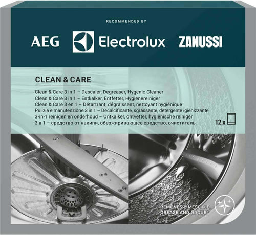 Decalcificante 3 in 1 Lavatrice e Lavastoviglie Electrolux 12 Bustine Lavastoviglie 9029799195