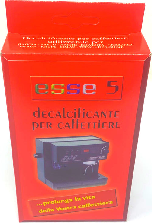 DECALCIFICANTE CAFFETTIERE SAECO GAGGIA ARIETE MOKONA DELONGHI - 6 BUSTINE Casa e cucina/Elettrodomestici per la cucina/Macchine da caffè/Parti di ricambio per macchine da caffè/Componenti interne ed esterne per macchine da caffè Rossi Ricambi - Venetico Marina, Commerciovirtuoso.it