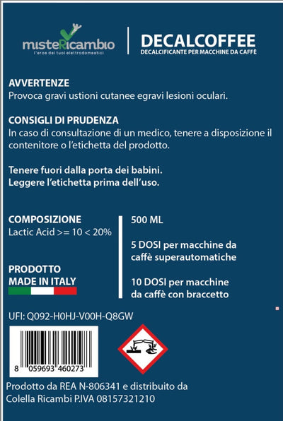 Decalcificante DECALCOFFE Per Macchina da Caffe