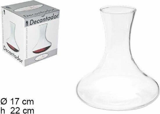 Decanter-Per-Vino-In-Vetro-Aeratore-Sommelier-Enoteca-Ristorante-17x22cm-054093