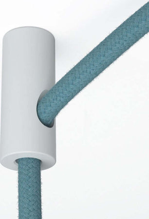 Decentratore gancio a soffitto bianco per cavo tessile bianco Illuminazione/Illuminazione per interni/Lampadari lampade a sospensione e plafoniere/Componenti per lampadari/Decentratori per lampadari Led Mall Home - Napoli, Commerciovirtuoso.it