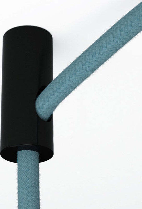 Decentratore gancio a soffitto bianco per cavo tessile nero Illuminazione/Illuminazione per interni/Lampadari lampade a sospensione e plafoniere/Componenti per lampadari/Decentratori per lampadari Led Mall Home - Napoli, Commerciovirtuoso.it
