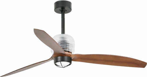 DECO FAN M LED Ventilatore da soffitto nero/legno con motore DC SMART Fai da te/Prodotti per la costruzione/Riscaldamento e raffreddamento/Sistemi mobili di climatizzazione/Ventilatori/Ventilatori da soffitto Led Mall Home - Napoli, Commerciovirtuoso.it