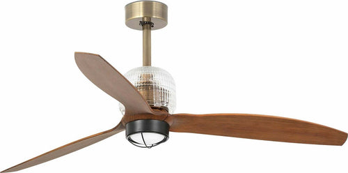 DECO FAN M LED Ventilatore da soffitto oro/legno con motore DC Fai da te/Prodotti per la costruzione/Riscaldamento e raffreddamento/Sistemi mobili di climatizzazione/Ventilatori/Ventilatori da soffitto Led Mall Home - Napoli, Commerciovirtuoso.it