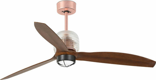 DECO FAN M LED Ventilatore da soffitto rame/legno con motore DC Fai da te/Prodotti per la costruzione/Riscaldamento e raffreddamento/Sistemi mobili di climatizzazione/Ventilatori/Ventilatori da soffitto Led Mall Home - Napoli, Commerciovirtuoso.it