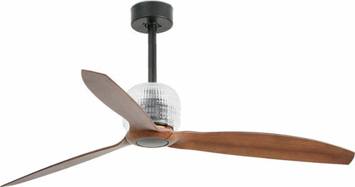 DECO FAN M Ventilatore da soffitto nero/legno con motore DC Fai da te/Prodotti per la costruzione/Riscaldamento e raffreddamento/Sistemi mobili di climatizzazione/Ventilatori/Ventilatori da soffitto Led Mall Home - Napoli, Commerciovirtuoso.it