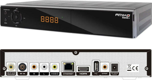Decoder-Amiko-9265+-Combo-4K-UHD-S2+T2/C-H.265-Slot-Common-Interface