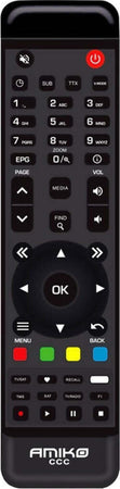 Decoder-Amiko-9265+-Combo-4K-UHD-S2+T2/C-H.265-Slot-Common-Interface